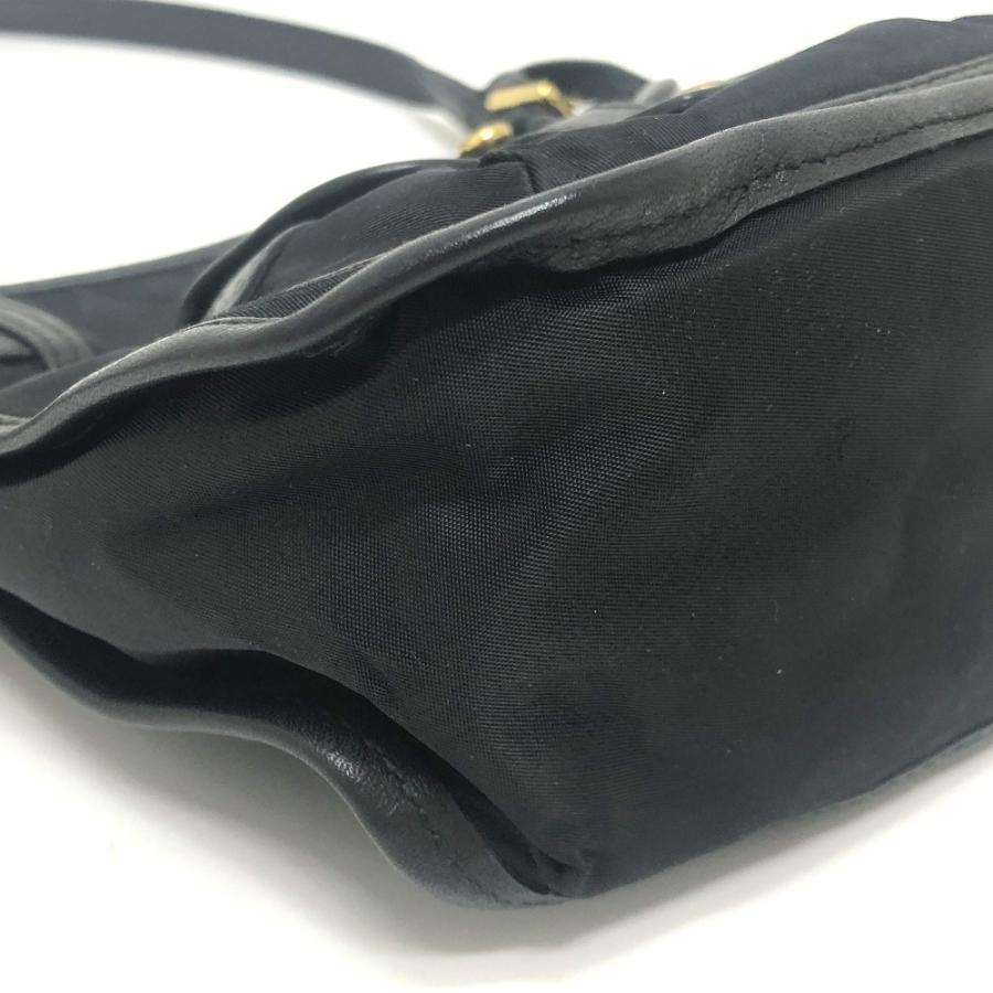 HUNTING WORLD ハンティングワールド ロゴ ポシェット カバン バッグ ショルダーバッグ ブラック レディース【中古】 |  | 06