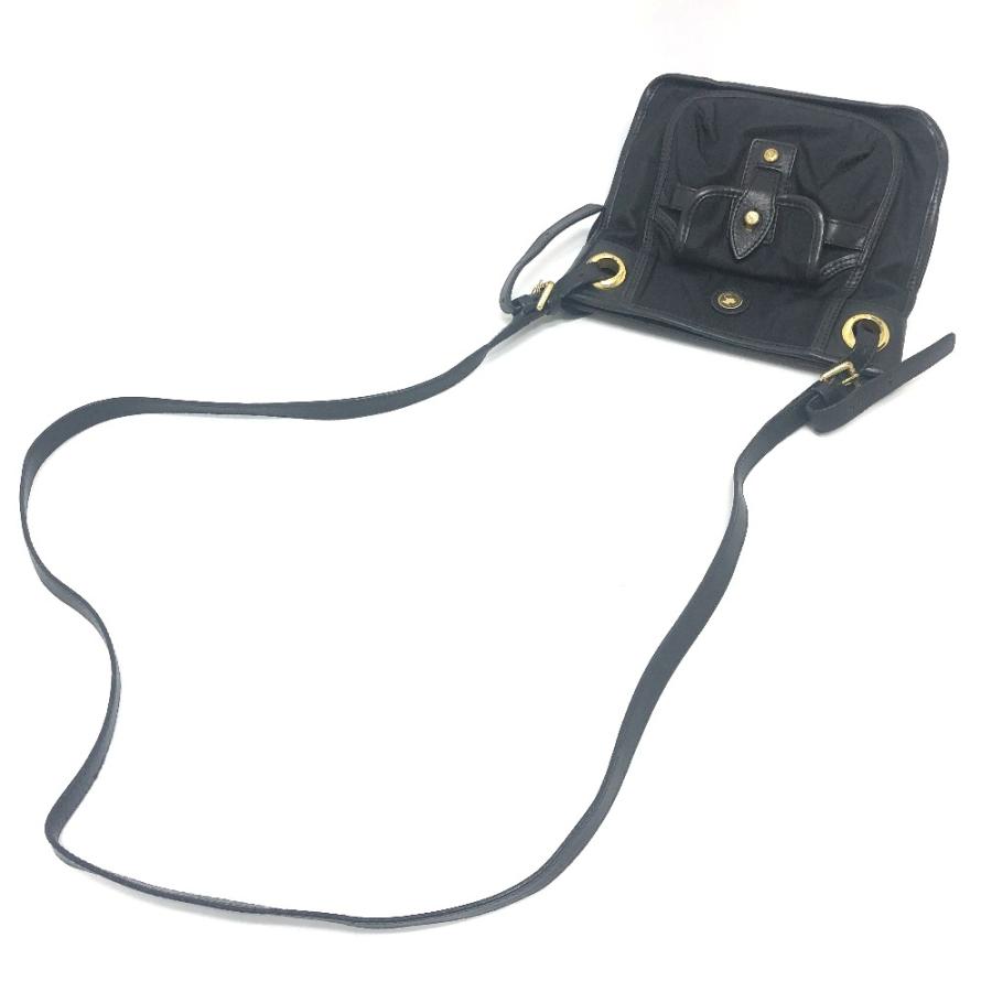 HUNTING WORLD ハンティングワールド ロゴ ポシェット カバン バッグ ショルダーバッグ ブラック レディース【中古】 |  | 07