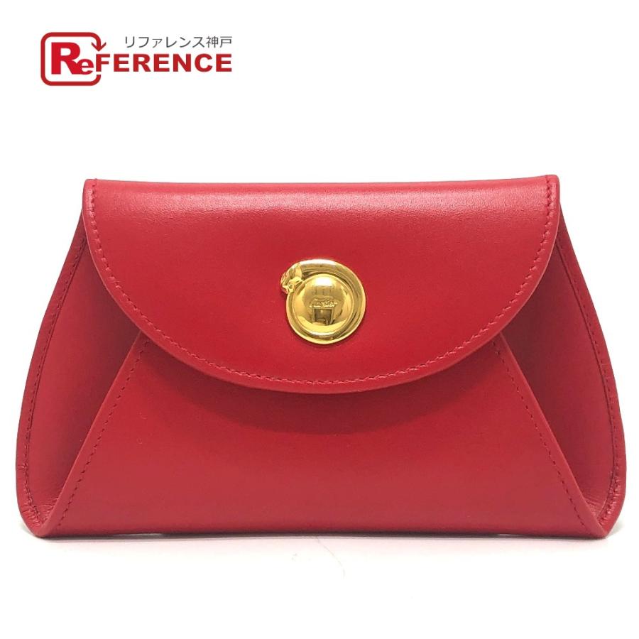 美品 CARTIER カルティエ パンテール 小銭入れ パンサー 小物入れ ポーチ マルチケース コインケース レッド レディース【中古】 | Cartier