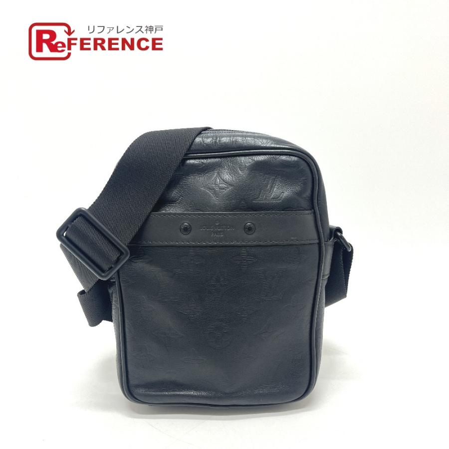 LOUIS VUITTON ルイヴィトン M43681 ダヌーブPM ポシェット  カバン バッグ モノグラムシャドウ ショルダーバッグ ブラック【中古】 | LOUIS VUITTON