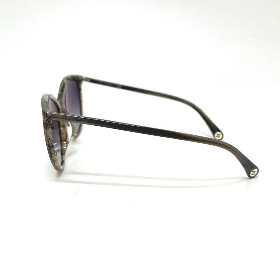 CHANEL シャネル 5448-A グラデーション アイウェア サングラス グレー レディース【中古】 | CHANEL | 03