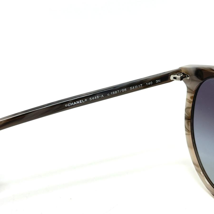 CHANEL シャネル 5448-A グラデーション アイウェア サングラス グレー レディース【中古】 | CHANEL | 05