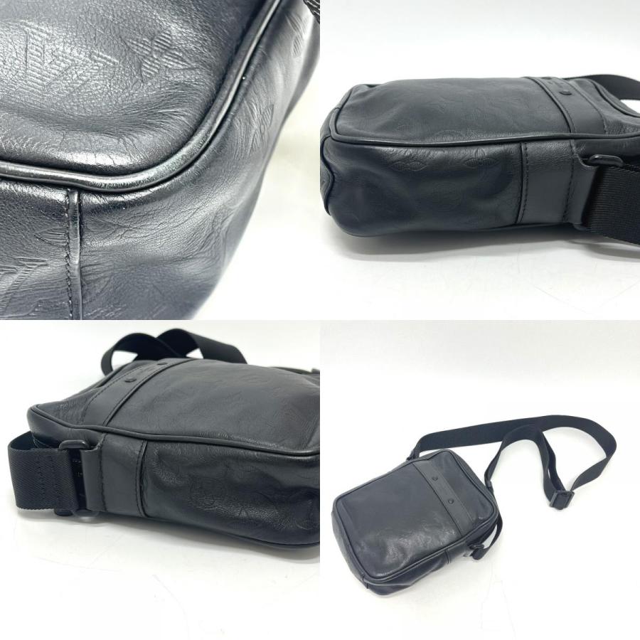 LOUIS VUITTON ルイヴィトン M43681 ダヌーブPM ポシェット  カバン バッグ モノグラムシャドウ ショルダーバッグ ブラック【中古】 | LOUIS VUITTON | 07