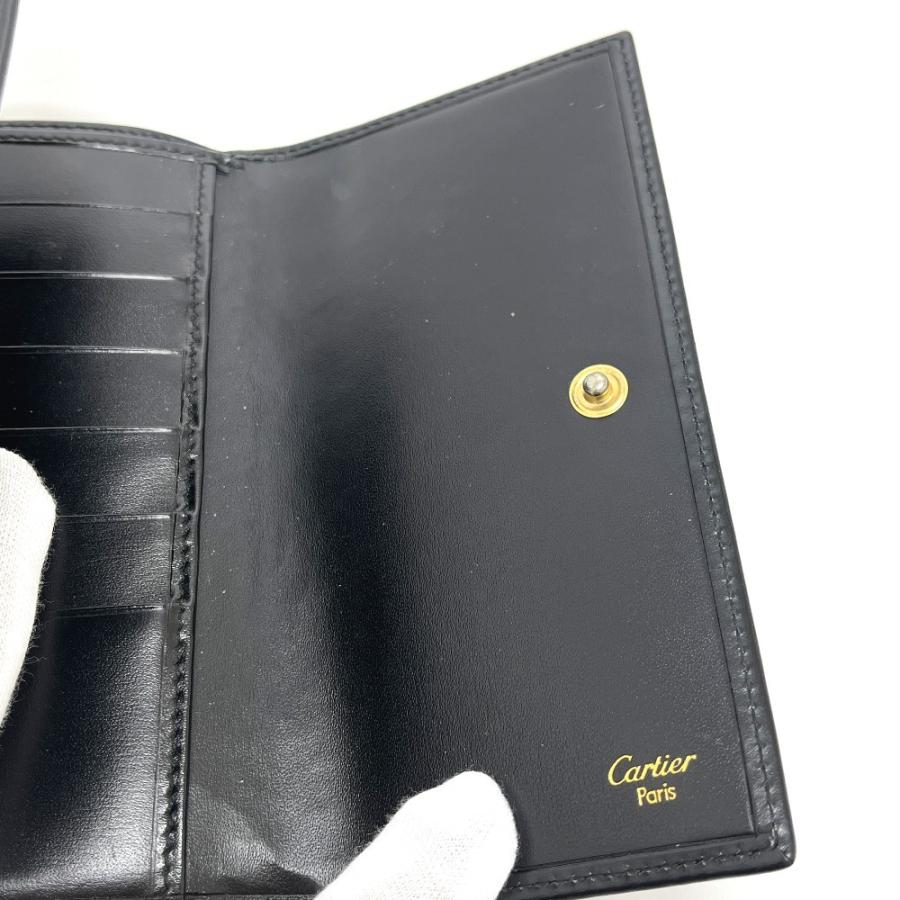 CARTIER カルティエ パンテール 短財布 財布 ウォレット 3つ折り財布 ブラック レディース【中古】 | Cartier | 06