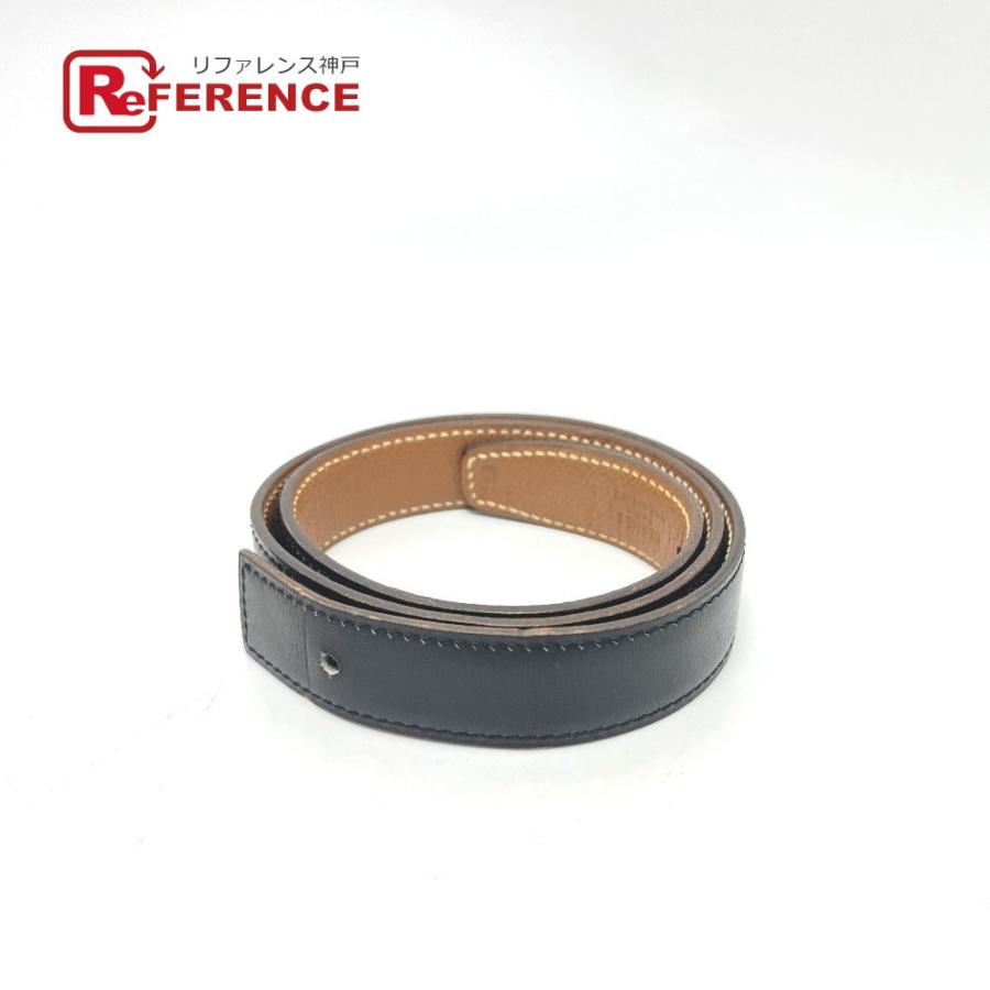 HERMES エルメス ベルトのみ ボトムス用ベルト リバーシブル ベルト ブラック レディース【中古】 | HERMES