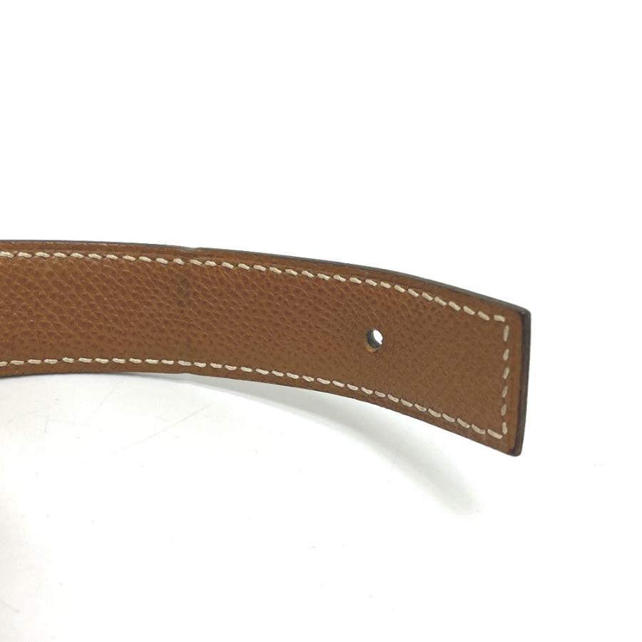 HERMES エルメス ベルトのみ ボトムス用ベルト リバーシブル ベルト ブラック レディース【中古】 | HERMES | 06