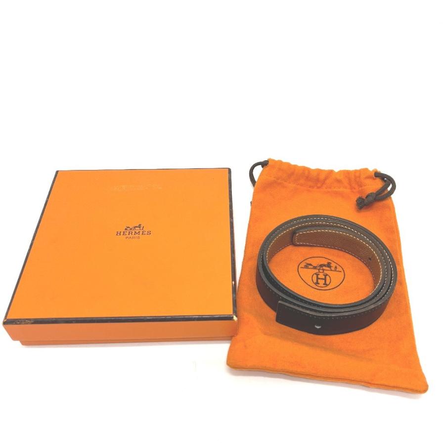 HERMES エルメス ベルトのみ ボトムス用ベルト リバーシブル ベルト ブラック レディース【中古】 | HERMES | 08