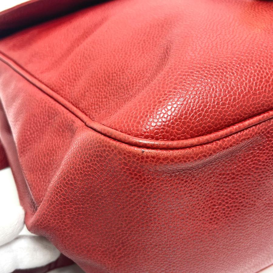 CHANEL シャネル ココボール ココマーク バックパック チェーンショルダー リュック カバン リュックサック レッド レディース【中古】 | CHANEL | 05