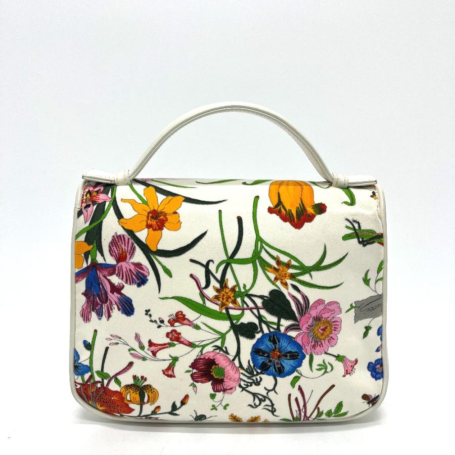 GUCCI グッチ フローラ ハンドバッグ カバン ミニバッグ ハンドバッグ ホワイト×マルチ レディース【中古】 | GUCCI | 01