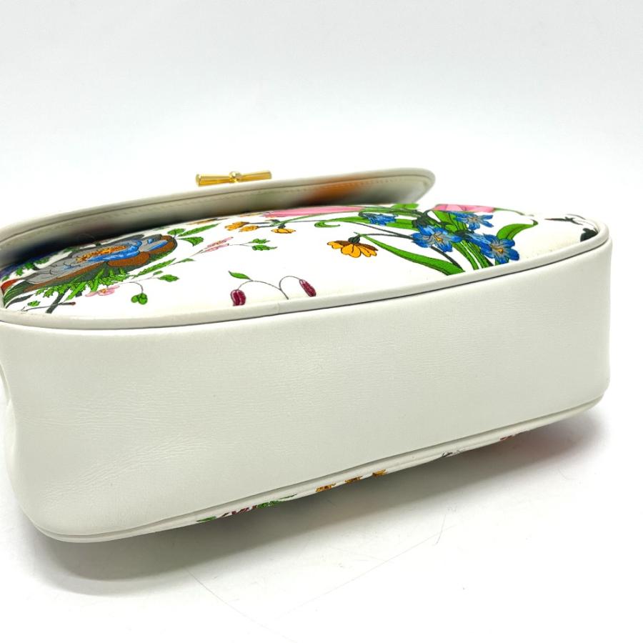 GUCCI グッチ フローラ ハンドバッグ カバン ミニバッグ ハンドバッグ ホワイト×マルチ レディース【中古】 | GUCCI | 04