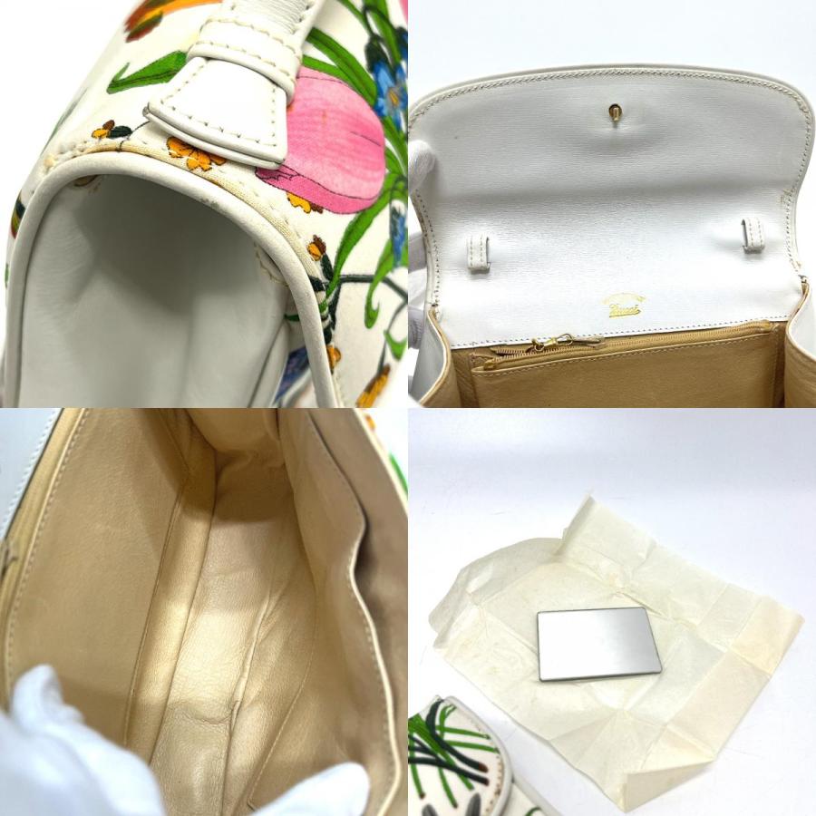 GUCCI グッチ フローラ ハンドバッグ カバン ミニバッグ ハンドバッグ ホワイト×マルチ レディース【中古】 | GUCCI | 08