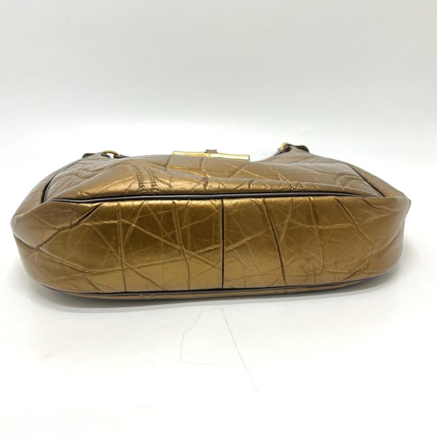 Longchamp ロンシャン ロゴ カバン ハンドバッグ トートバッグ ショルダーバッグ ブロンズゴールド レディース【中古】 | LONGCHAMP | 04