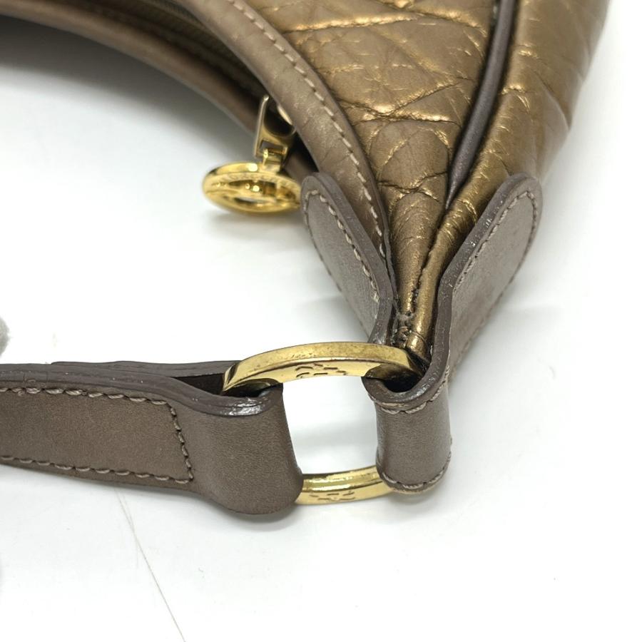 Longchamp ロンシャン ロゴ カバン ハンドバッグ トートバッグ ショルダーバッグ ブロンズゴールド レディース【中古】 | LONGCHAMP | 08