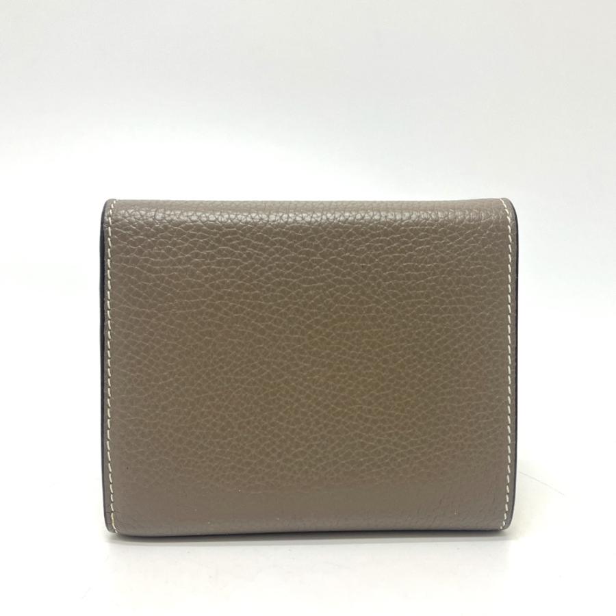 CELINE セリーヌ 104903XFL.09SO スモール トリフォールドウォレット 3つ折り財布 グレーベージュ/イエロー レディース【中古】 | CELINE | 01
