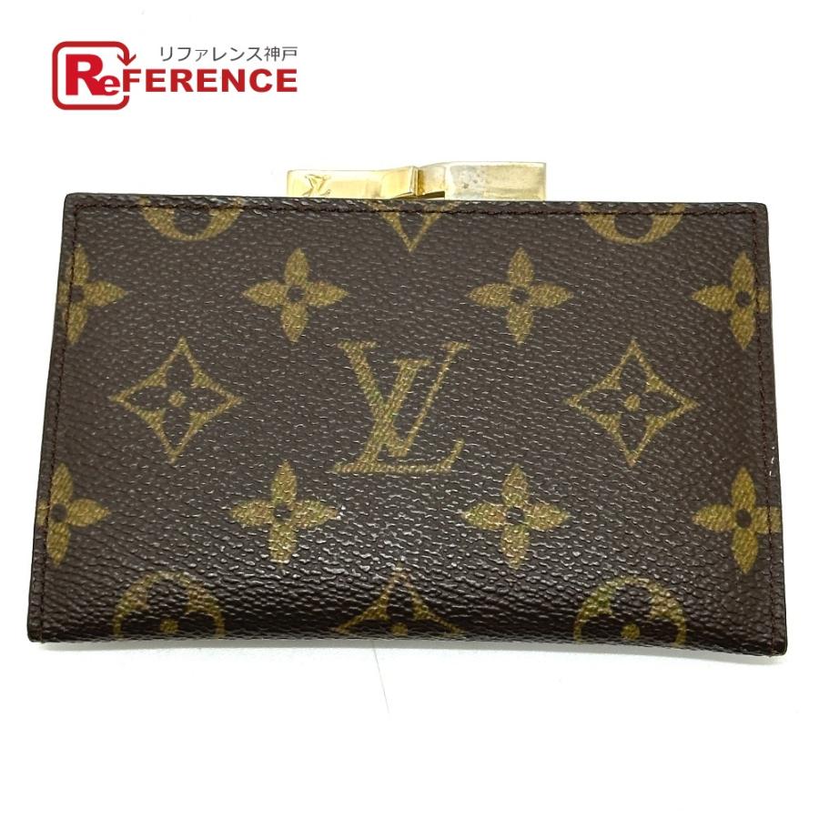 LOUIS VUITTON ルイヴィトン T61922 コンパクトウォレット USA限定 財布 がま口 ミニウォレット 2つ折り財布 ブラウン レディース【中古】 | LOUIS VUITTON
