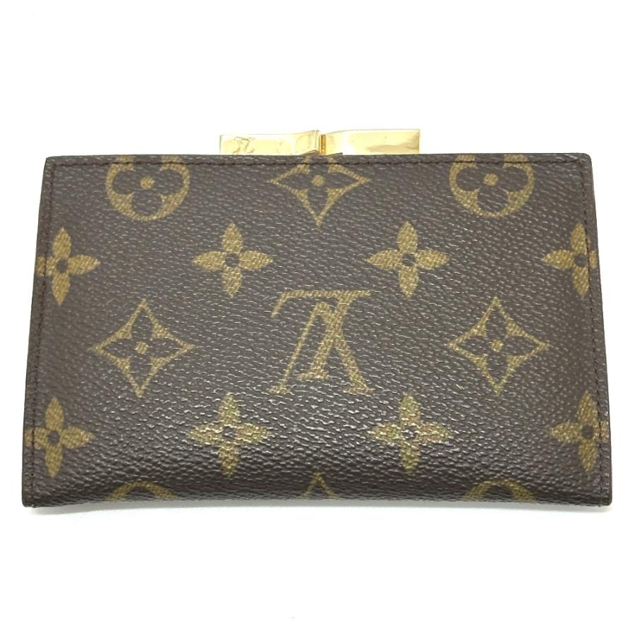 LOUIS VUITTON ルイヴィトン T61922 コンパクトウォレット USA限定 財布 がま口 ミニウォレット 2つ折り財布 ブラウン レディース【中古】 | LOUIS VUITTON | 01