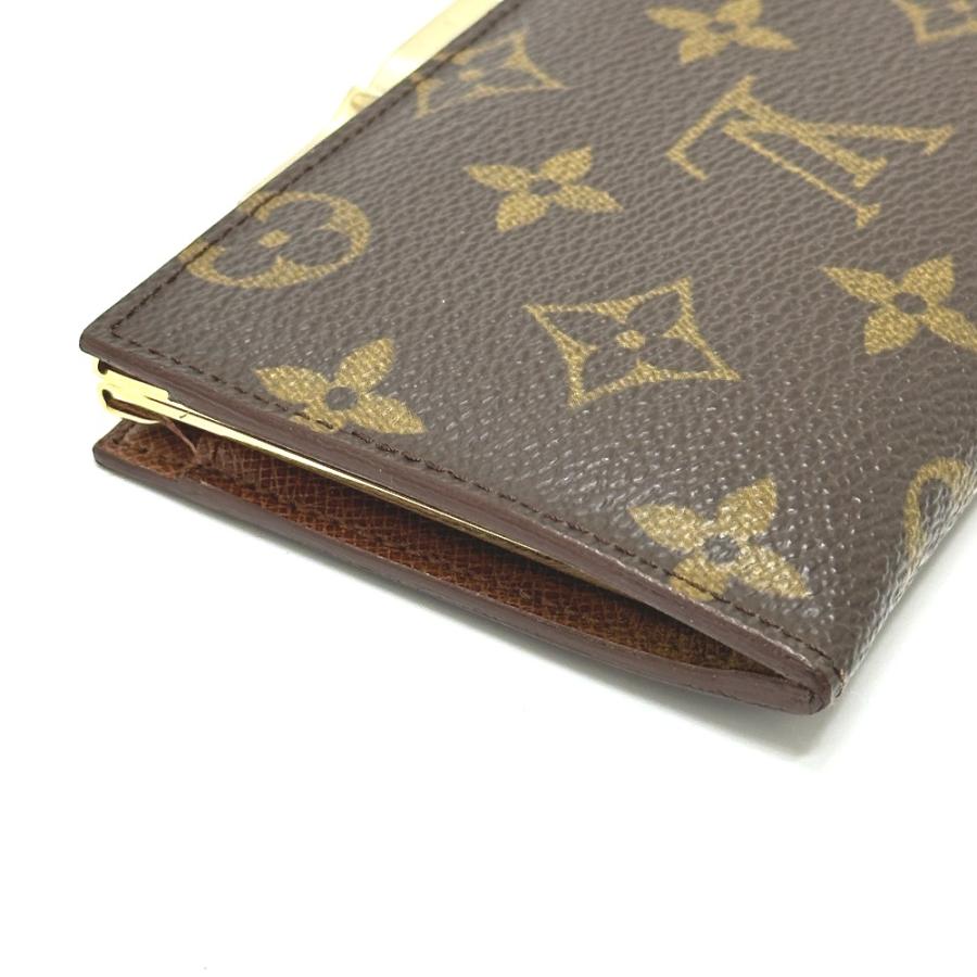 LOUIS VUITTON ルイヴィトン T61922 コンパクトウォレット USA限定 財布 がま口 ミニウォレット 2つ折り財布 ブラウン レディース【中古】 | LOUIS VUITTON | 02