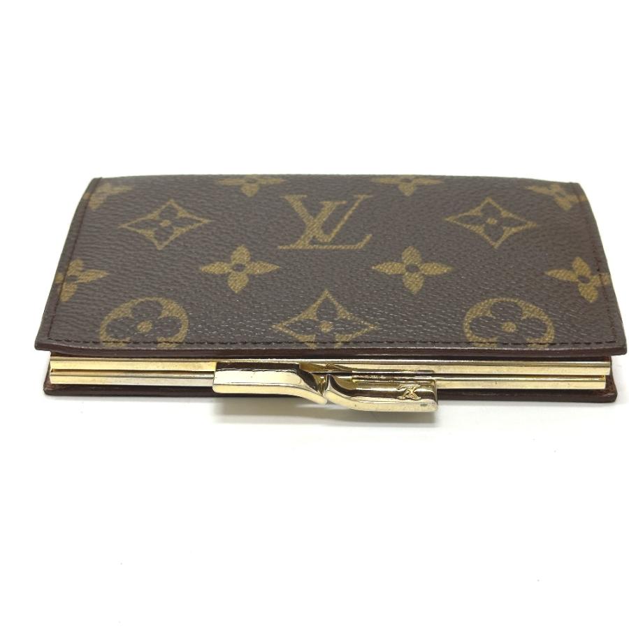 LOUIS VUITTON ルイヴィトン T61922 コンパクトウォレット USA限定 財布 がま口 ミニウォレット 2つ折り財布 ブラウン レディース【中古】 | LOUIS VUITTON | 05