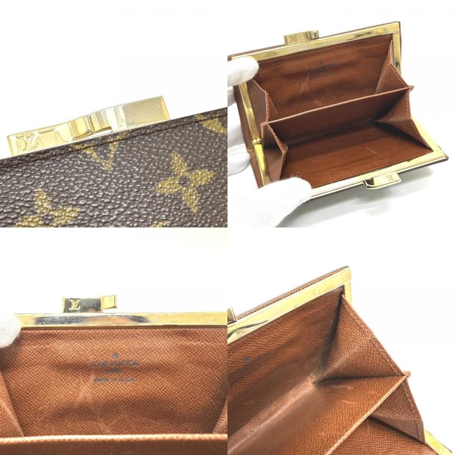 LOUIS VUITTON ルイヴィトン T61922 コンパクトウォレット USA限定 財布 がま口 ミニウォレット 2つ折り財布 ブラウン レディース【中古】 | LOUIS VUITTON | 07