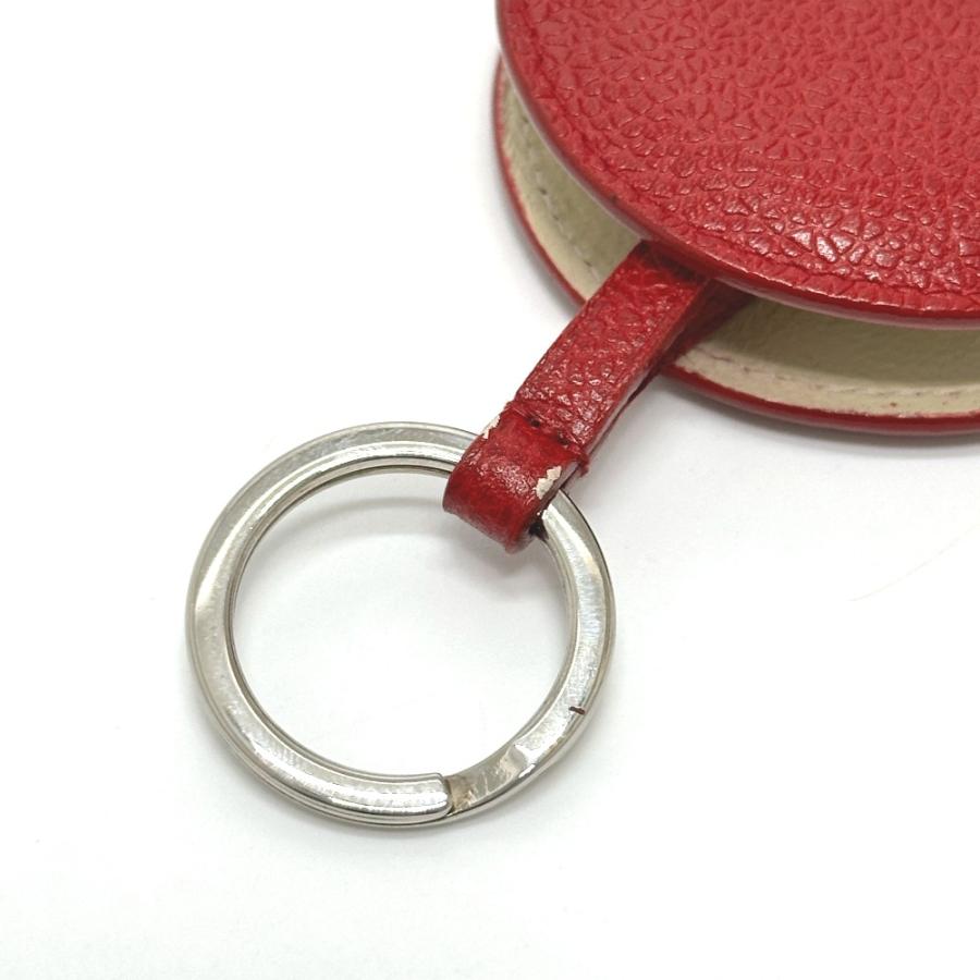 BVLGARI ブルガリ ロゴ キーリング ネックストラップ バッグチャーム キーチャーム レッド レディース【中古】 | BVLGARI | 05