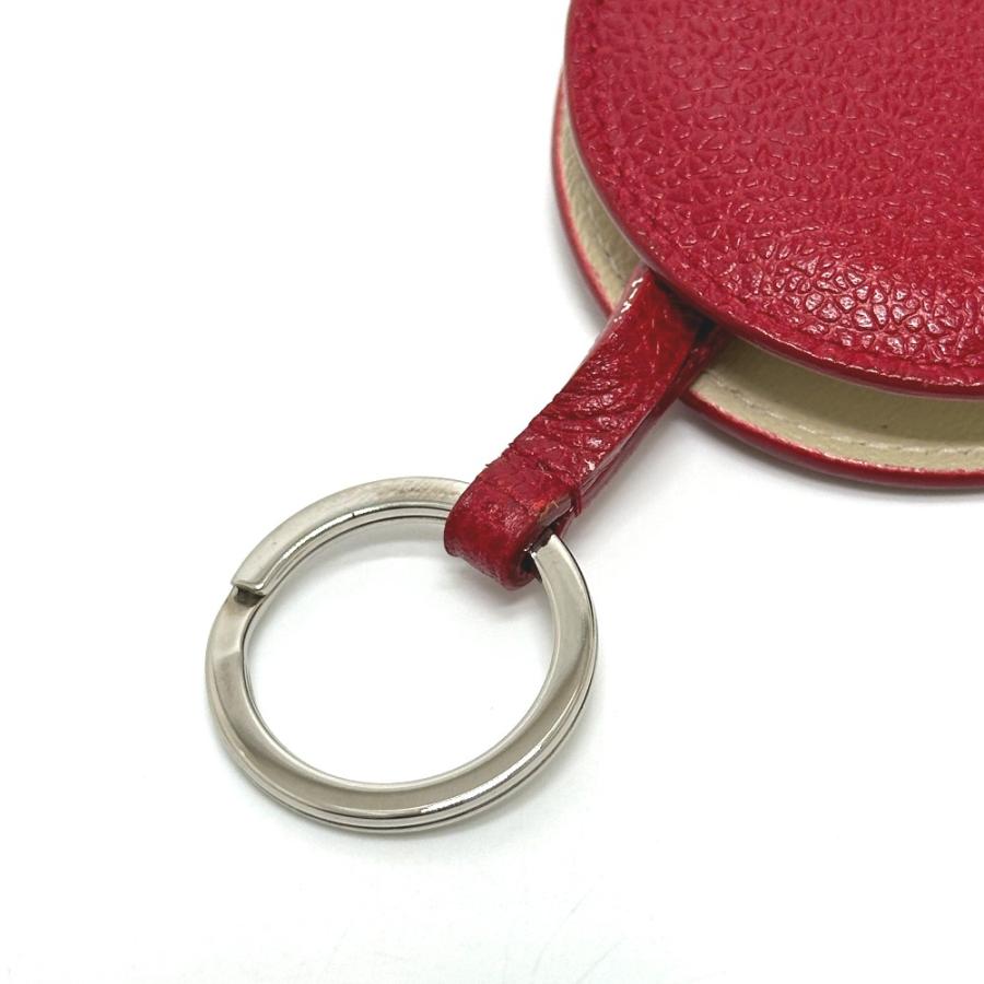 BVLGARI ブルガリ ロゴ キーリング ネックストラップ バッグチャーム キーチャーム レッド レディース【中古】 | BVLGARI | 06