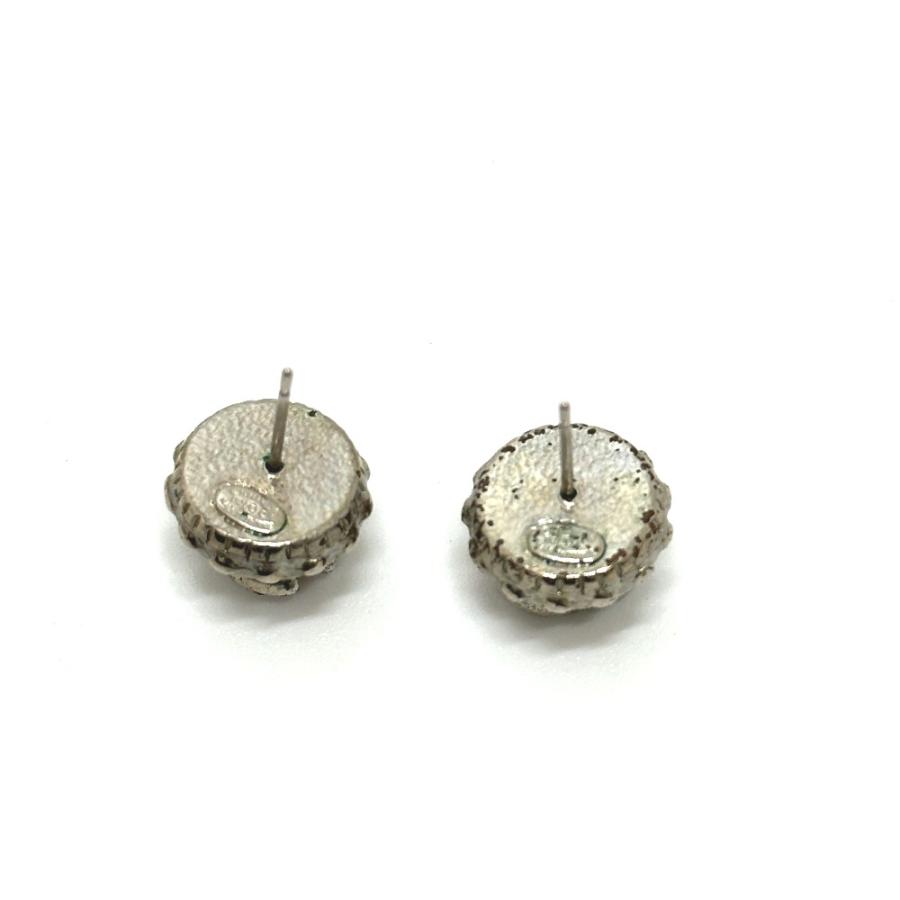 CHANEL シャネル 02C ラインストーン ココマーク アクセサリー ジュエリー イヤーアクセサー  ピアス ピンク×シルバー レディース【中古】 | CHANEL | 06