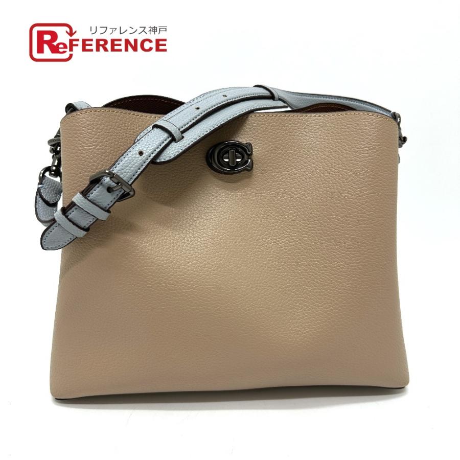 美品 COACH コーチ G2590 ウィロウ ターンロック 2WAY 肩掛け 斜め掛け カバン ショルダーバッグ レディース【中古】 | COACH