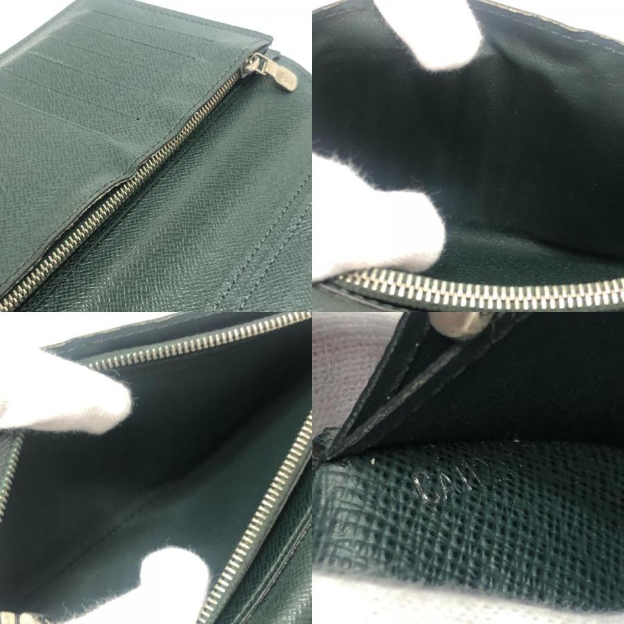 LOUIS VUITTON ルイヴィトン ポルトフォイユ・ブラザ 旧型 ロングウォレット 財布 長財布 ダークグリーン メンズ【中古】 | LOUIS VUITTON | 08