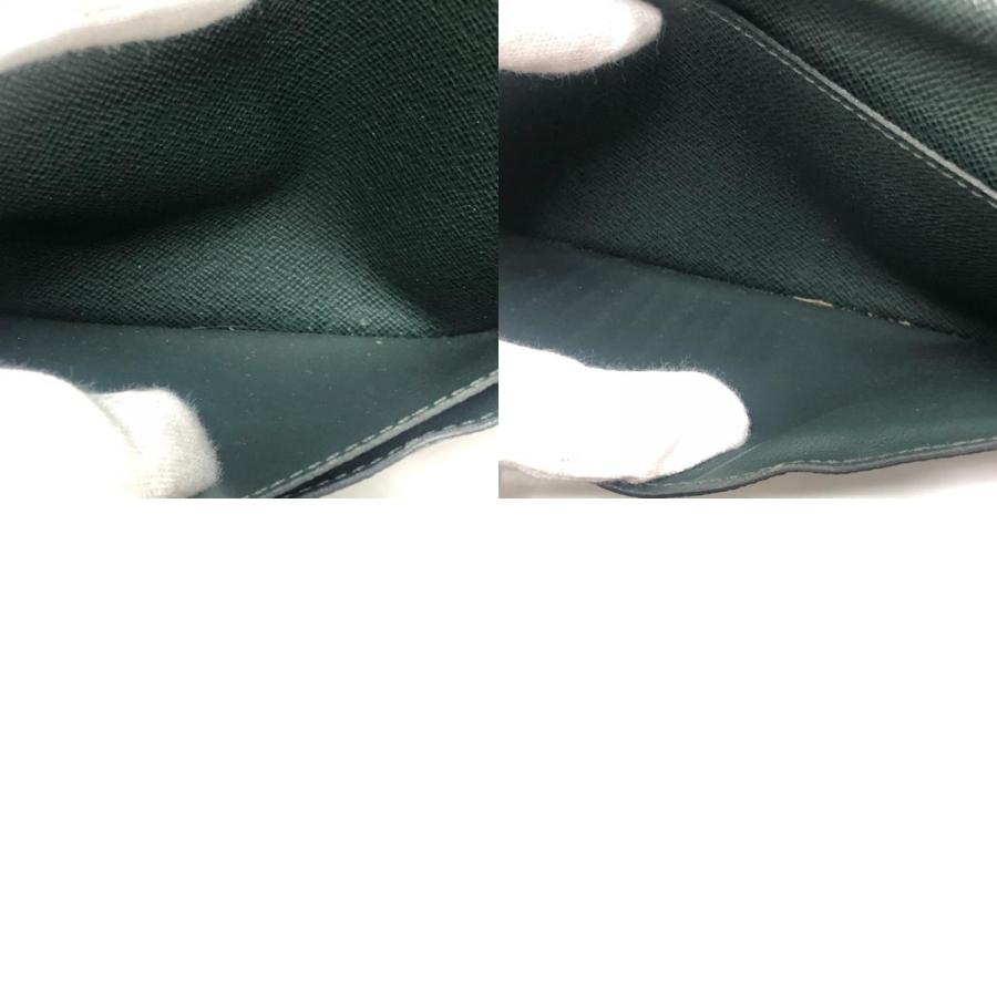 LOUIS VUITTON ルイヴィトン ポルトフォイユ・ブラザ 旧型 ロングウォレット 財布 長財布 ダークグリーン メンズ【中古】 | LOUIS VUITTON | 09
