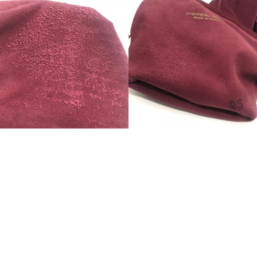 CHANEL シャネル ココマーク ロゴ ステッチ ロング グローブ ファッション小物 手袋 ワインレッド レディース【中古】 | CHANEL | 09