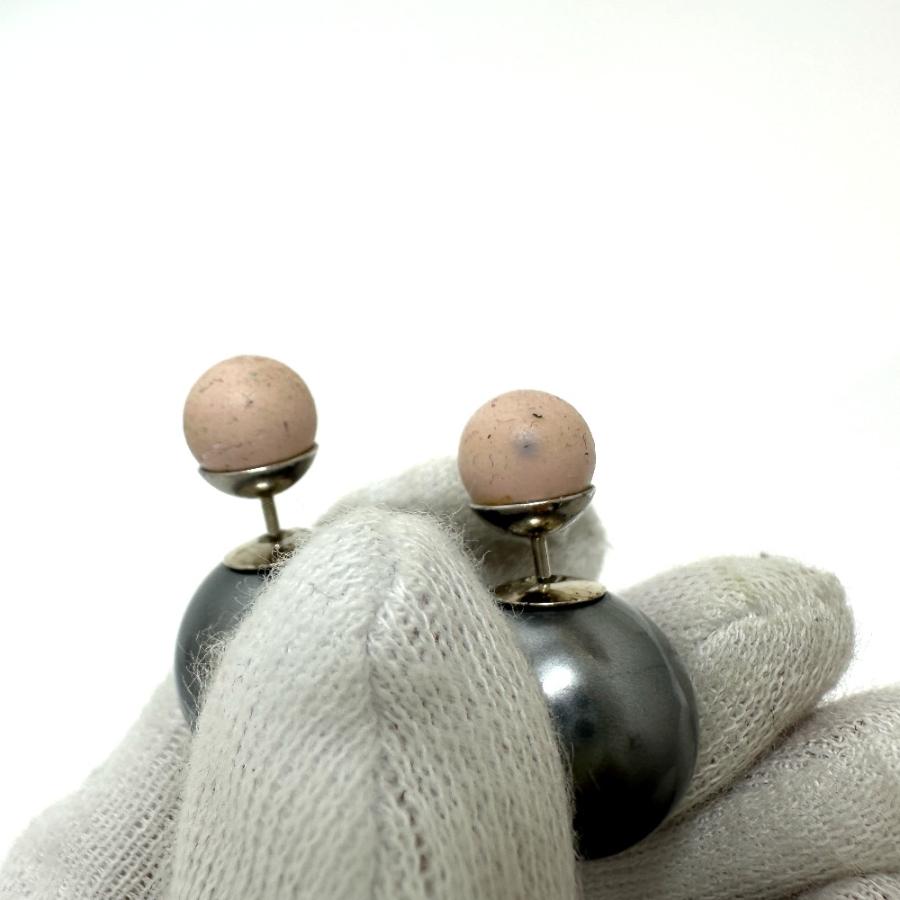 Dior ディオール トライバルボール パール フープピアス ピアス シルバー×ピンク レディース【中古】 |  | 04