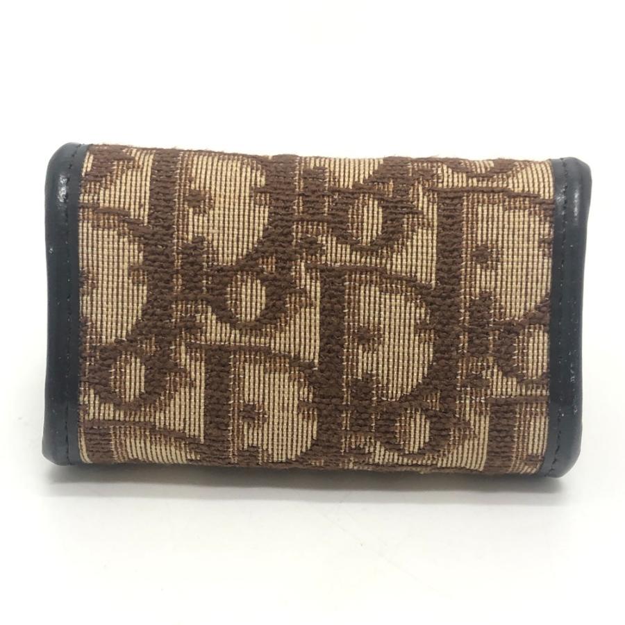 Dior ディオール トロッター柄 ロゴ ヴィンテージ がま口 小銭入れ コインケース ブラウン レディース【中古】 |  | 03