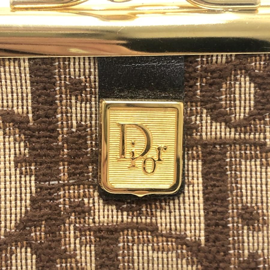 Dior ディオール トロッター柄 ロゴ ヴィンテージ がま口 小銭入れ コインケース ブラウン レディース【中古】 |  | 06