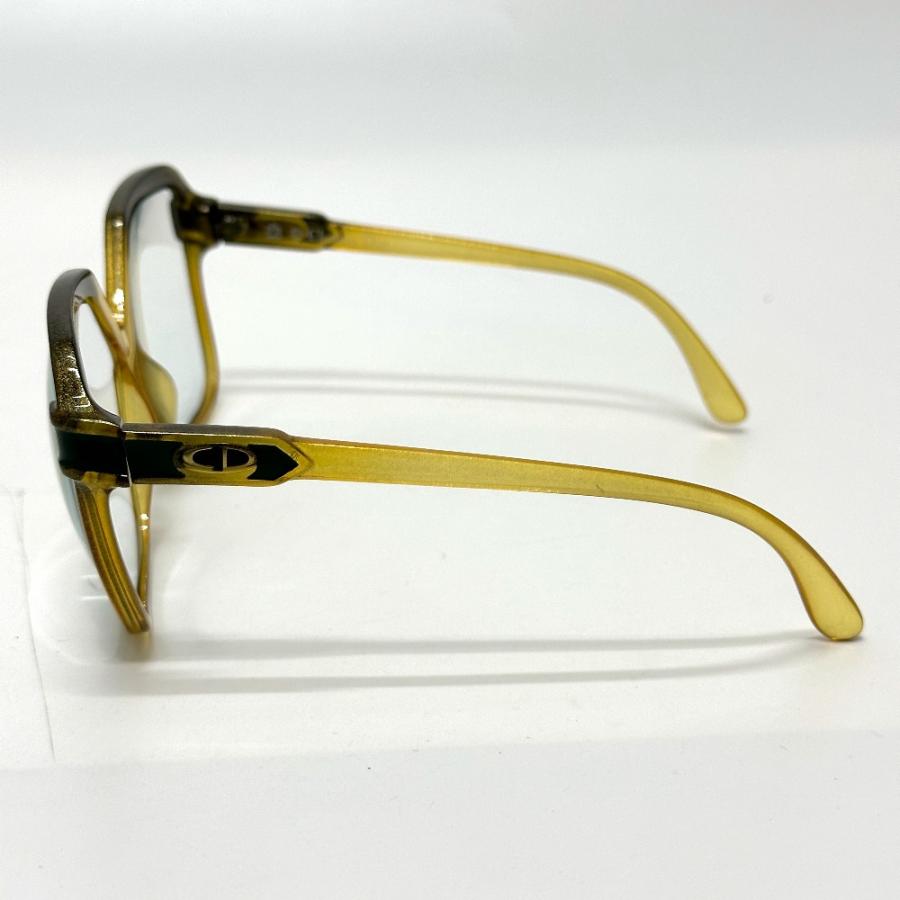 Christian Dior クリスチャンディオール 2096 CDロゴ 度あり ヴィンテージ 眼鏡 イエロー レディース【中古】 |  | 04