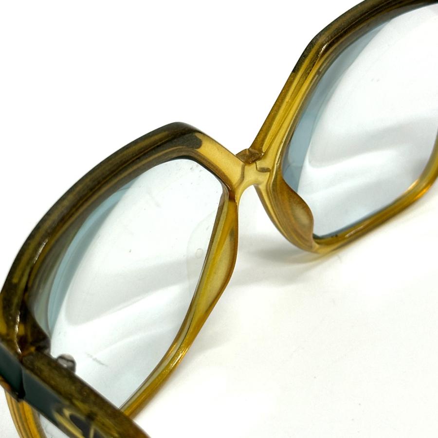 Christian Dior クリスチャンディオール 2096 CDロゴ 度あり ヴィンテージ 眼鏡 イエロー レディース【中古】 |  | 05