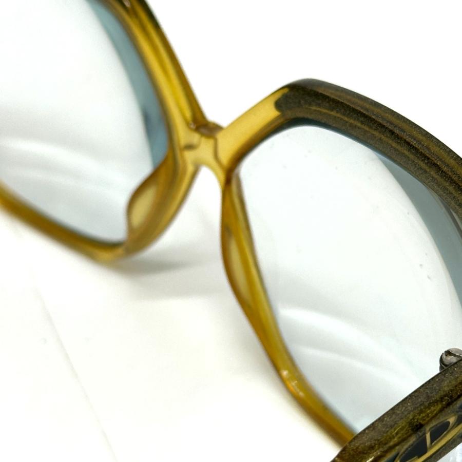 Christian Dior クリスチャンディオール 2096 CDロゴ 度あり ヴィンテージ 眼鏡 イエロー レディース【中古】 |  | 06