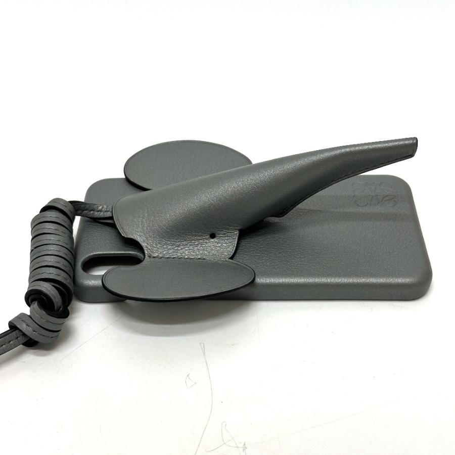 新品同様 LOEWE ロエベ 761943 エレファント iPhone X / XS 携帯ケース スマートフォンケース グレー レディース【中古】 | LOEWE | 03