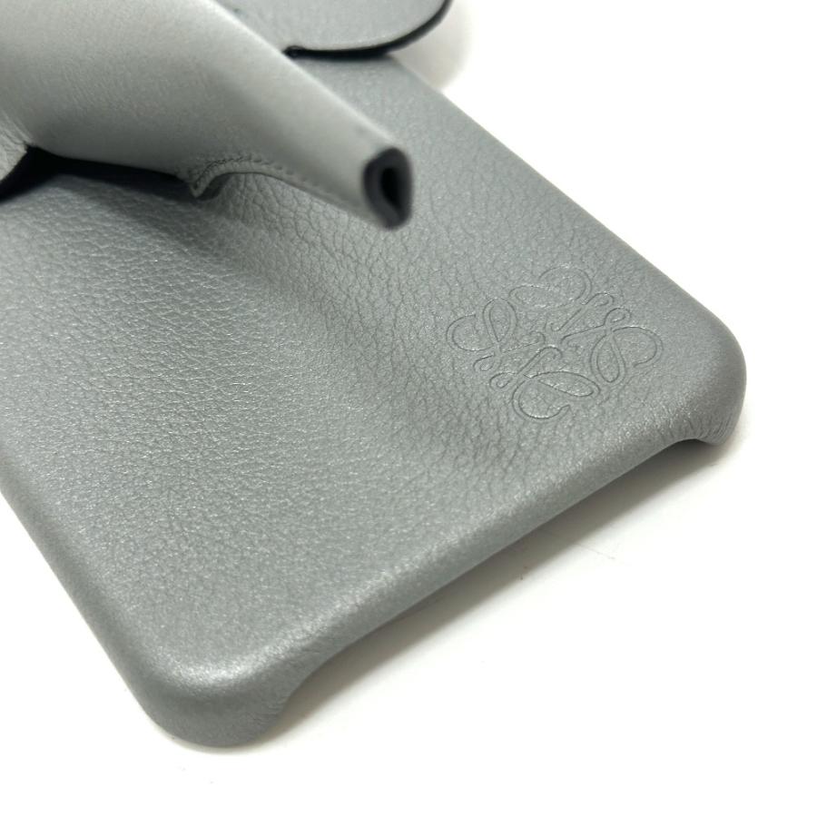 新品同様 LOEWE ロエベ 761943 エレファント iPhone X / XS 携帯ケース スマートフォンケース グレー レディース【中古】 | LOEWE | 05