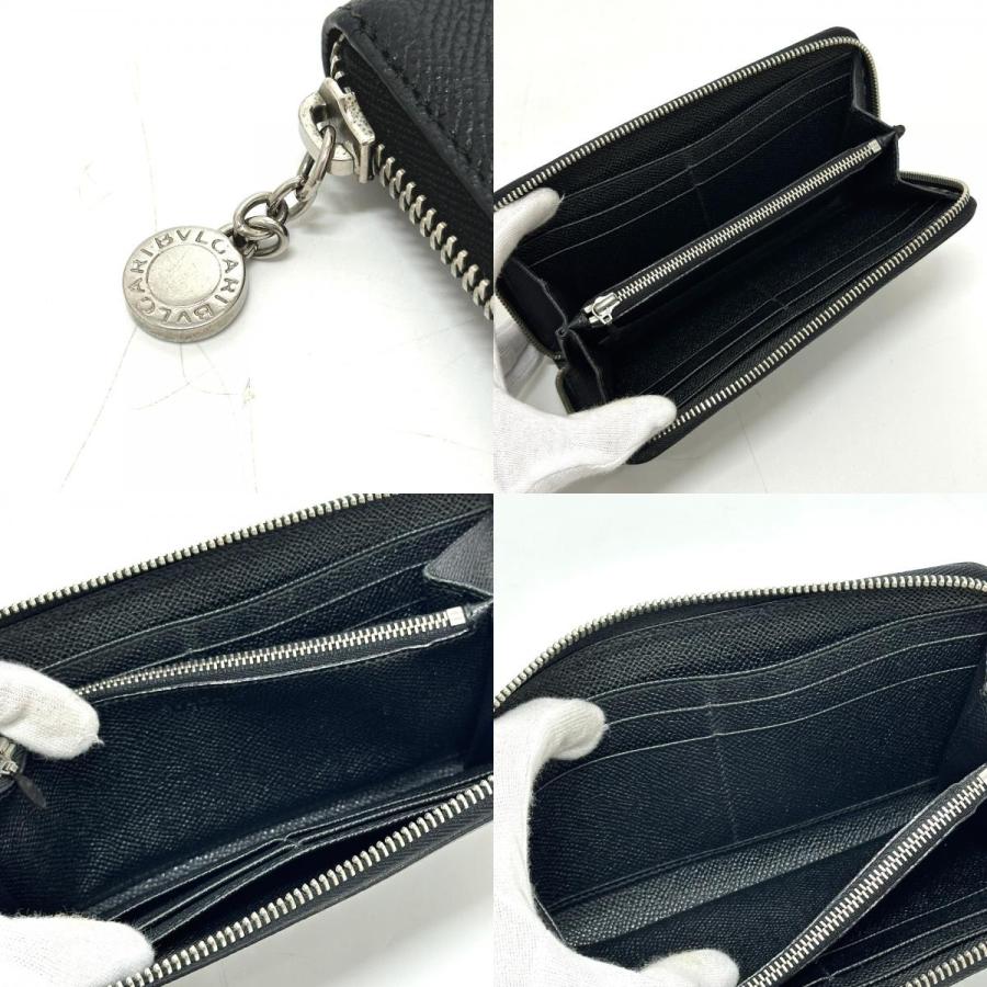 BVLGARI ブルガリ ビーゼロ チャーム ラウンド 長財布 ブラック レディース【中古】 | BVLGARI | 06