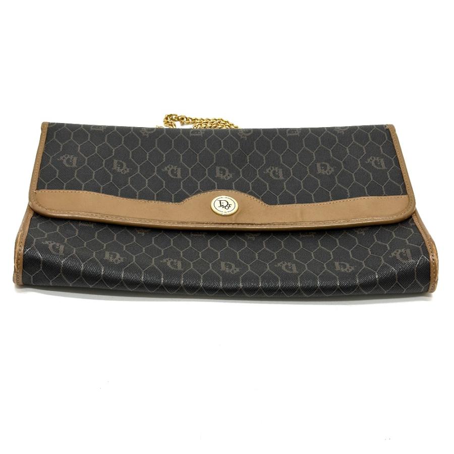 Dior ディオール 総柄 チェーン ヴィンテージ ショルダーバッグ ブラック×ブラウン レディース【中古】 |  | 02