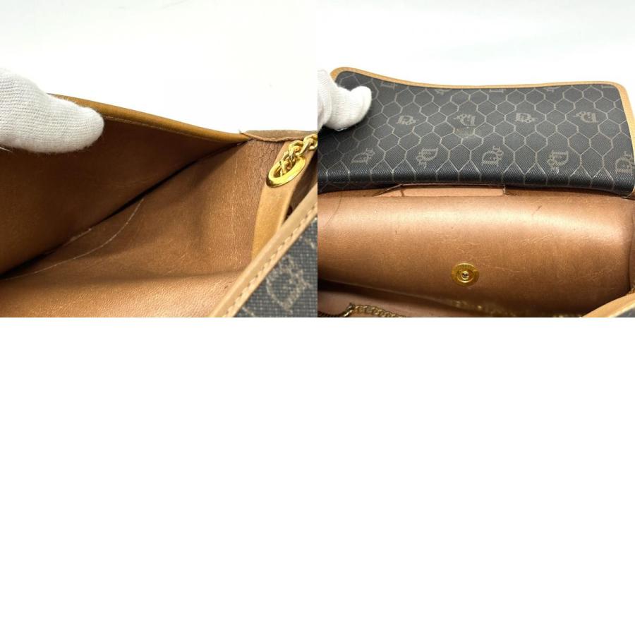 Dior ディオール 総柄 チェーン ヴィンテージ ショルダーバッグ ブラック×ブラウン レディース【中古】 |  | 09
