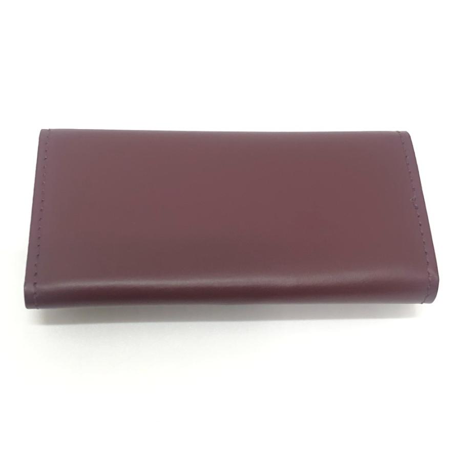 未使用 BURBERRY バーバリー チェック柄 ノバチェック 小物 3連 キーケース ワインレッド ユニセックス【中古】 | BURBERRY | 01