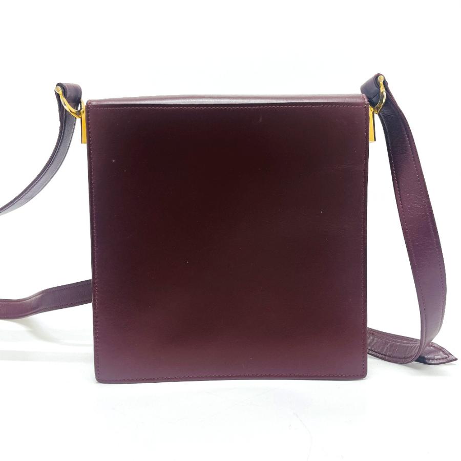 CARTIER カルティエ マストライン カバン バッグ ショルダーバッグ ワインレッド レディース【中古】 | Cartier | 01