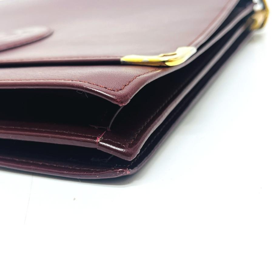 CARTIER カルティエ マストライン カバン バッグ ショルダーバッグ ワインレッド レディース【中古】 | Cartier | 03