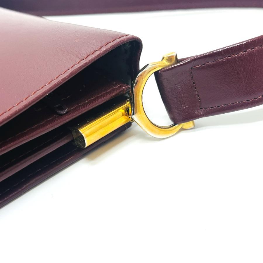CARTIER カルティエ マストライン カバン バッグ ショルダーバッグ ワインレッド レディース【中古】 | Cartier | 04
