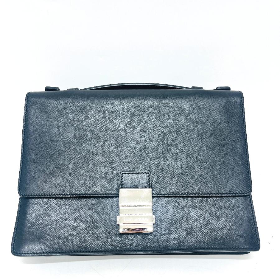 DIOR HOMME ディオール・オム ハンドバッグ カバン バッグ ビジネスバッグ ロゴ プッシュロック ビジネスバッグ ブラック メンズ【中古】 | Dior HOMME | 03