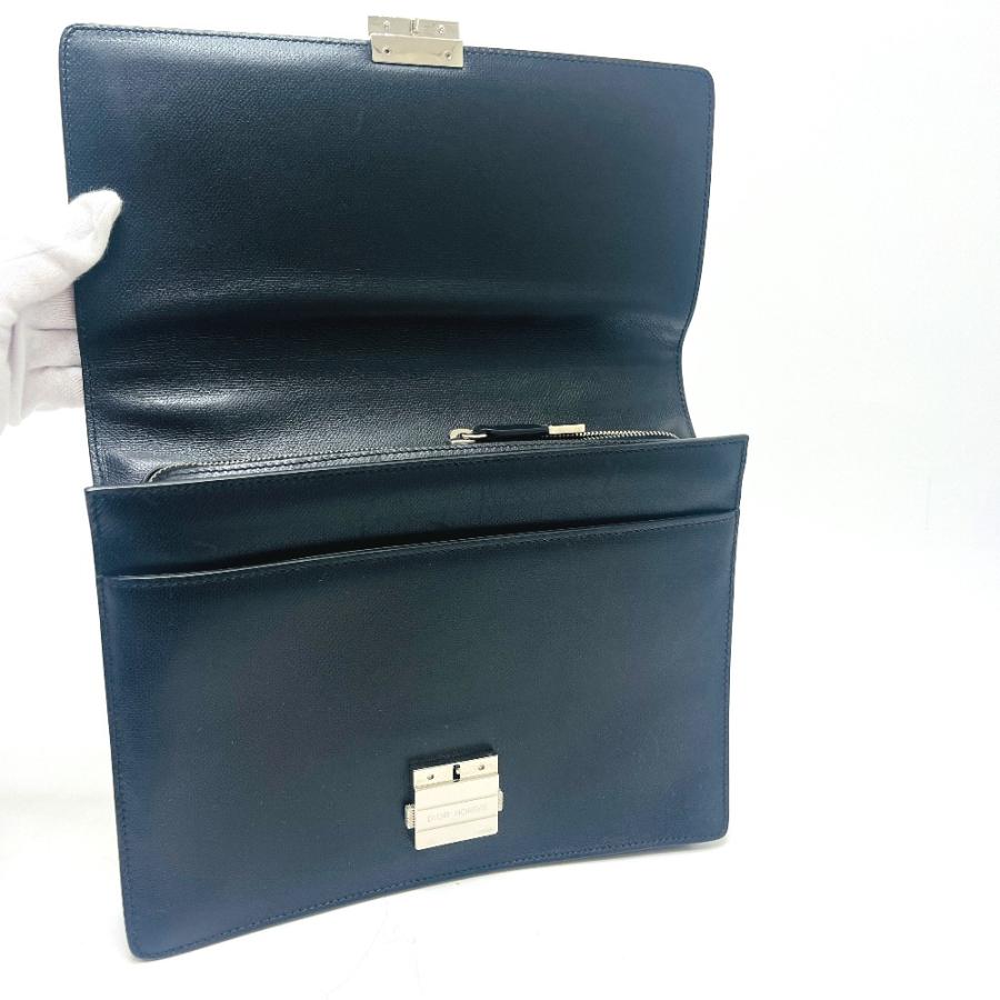 DIOR HOMME ディオール・オム ハンドバッグ カバン バッグ ビジネスバッグ ロゴ プッシュロック ビジネスバッグ ブラック メンズ【中古】 | Dior HOMME | 06