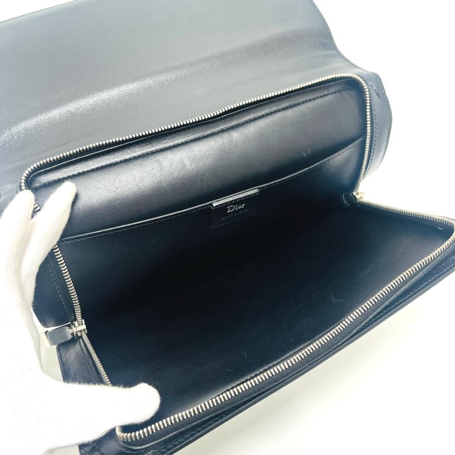 DIOR HOMME ディオール・オム ハンドバッグ カバン バッグ ビジネスバッグ ロゴ プッシュロック ビジネスバッグ ブラック メンズ【中古】 | Dior HOMME | 08