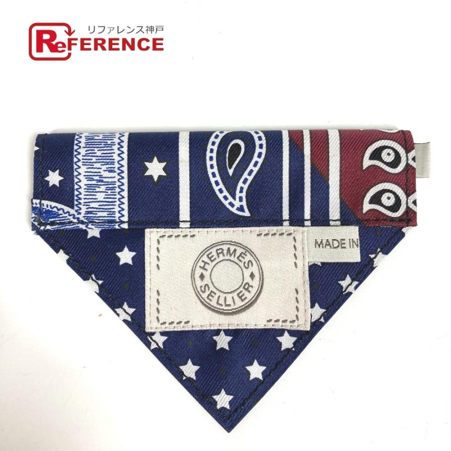 未使用 HERMES エルメス H800750E 01 犬用バンダナ 《エプロン・ドール》 S 犬の首輪を通すためのループ ドッグ DOG 首輪【中古】 | HERMES