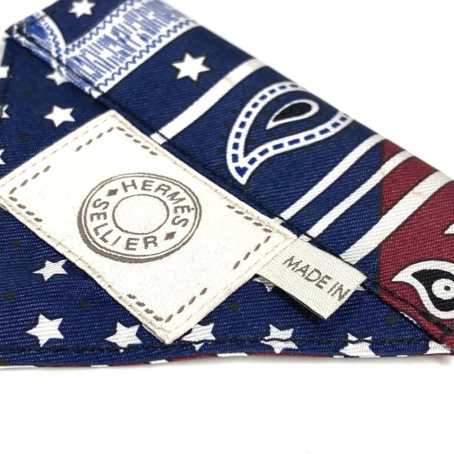 未使用 HERMES エルメス H800750E 01 犬用バンダナ 《エプロン・ドール》 S 犬の首輪を通すためのループ ドッグ DOG 首輪【中古】 | HERMES | 03